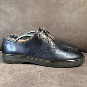 VINTAGE Men Dr Martens Made in England Brown Leather Oxford Shoes Size US 10